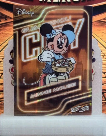 Minnie Mouse City Card - Orange -  NUMBERED 17/30